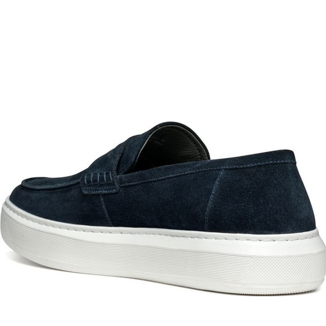 Geox mens navy deiven moccasins | Vilbury London