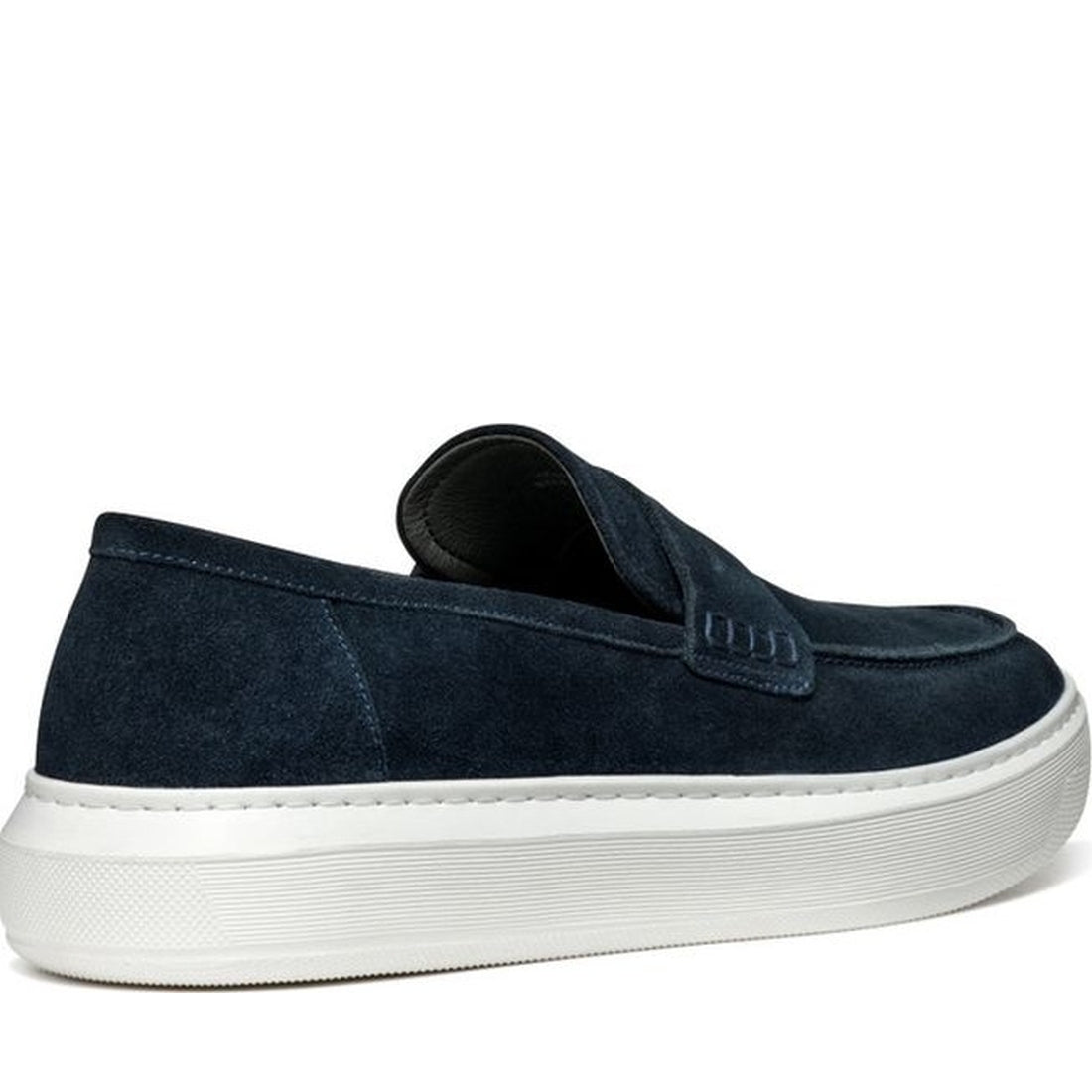 Geox mens navy deiven moccasins | Vilbury London