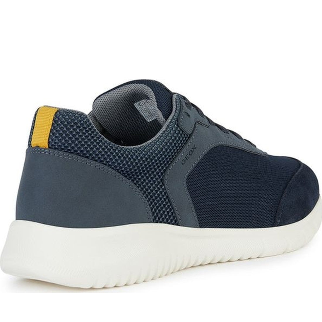 Geox mens navy monreale sneakers | Vilbury London