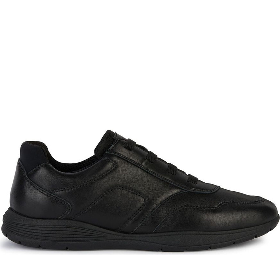 Geox mens black spherica ec2 shoes | Vilbury London