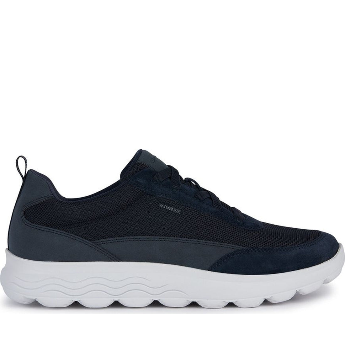 Geox mens navy spherica sneakers | Vilbury London