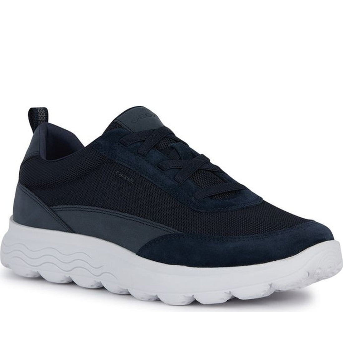 Geox mens navy spherica sneakers | Vilbury London