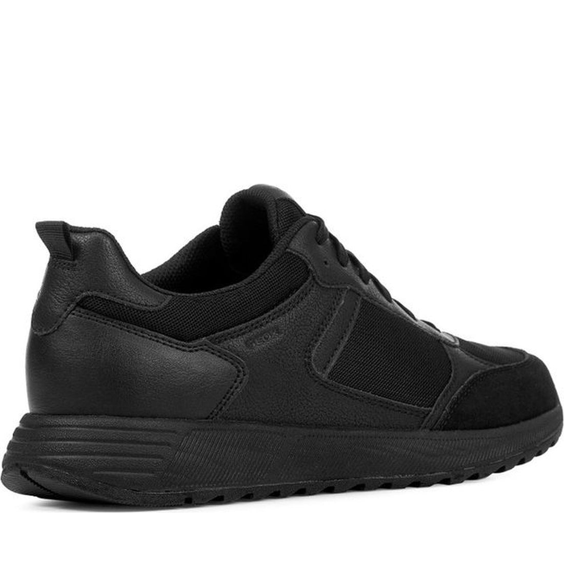 Geox mens black molveno sneakers | Vilbury London