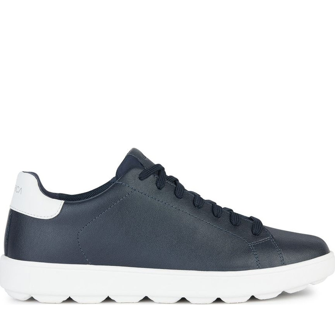 Geox mens navy spherica ecub-1 sneakers | Vilbury London