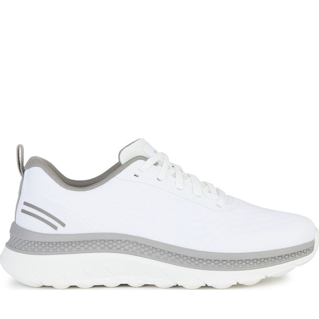 Geox mens white spherica actif sneakers | Vilbury London