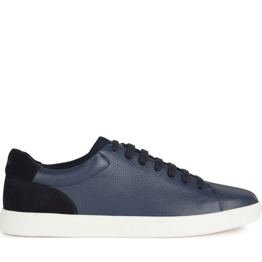 Geox mens navy avola sneakers | Vilbury London