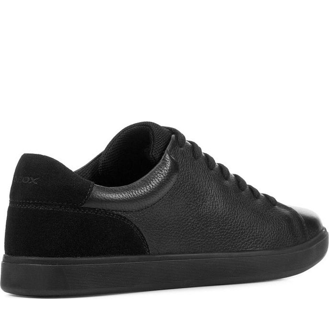 Geox mens black avola sneakers | Vilbury London