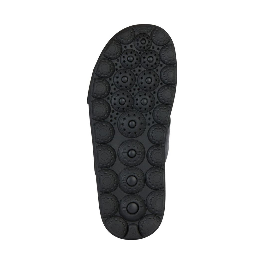 Geox mens black spherica ec6 sandals | Vilbury London