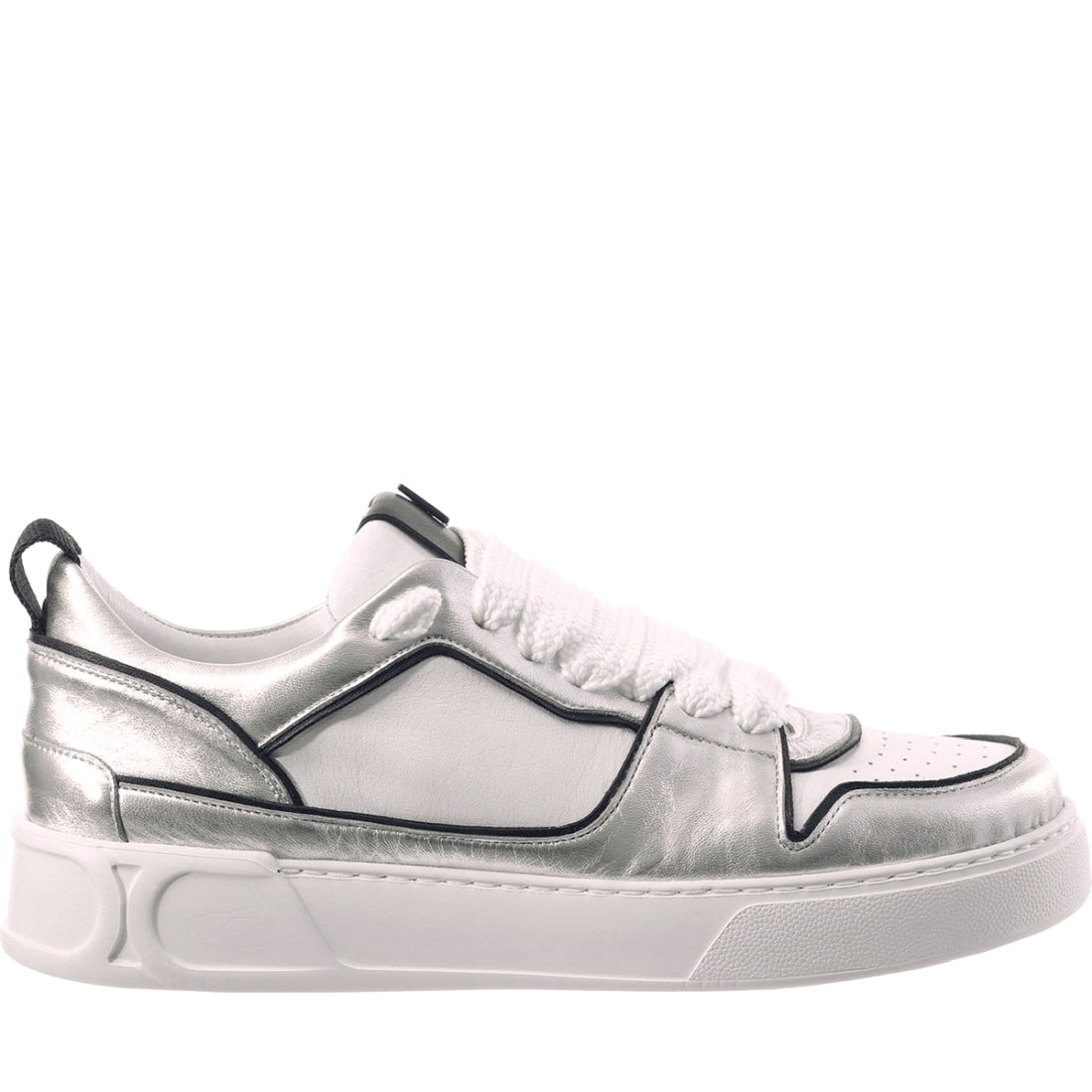 Hogl womens silver, multi macba seven leisure trainers | Vilbury London