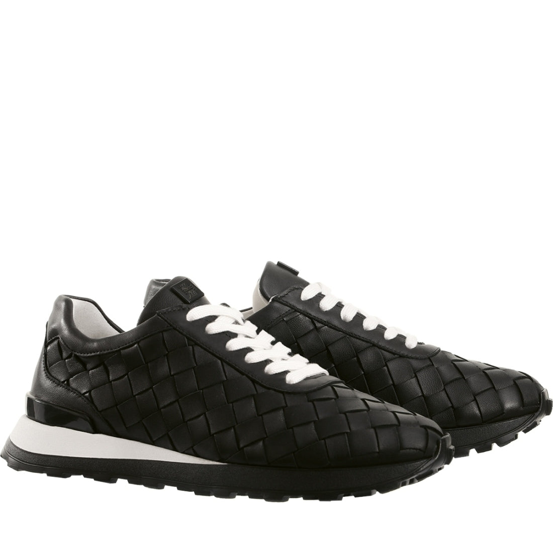 Hogl womens schwarz jessie leisure trainers | Vilbury London