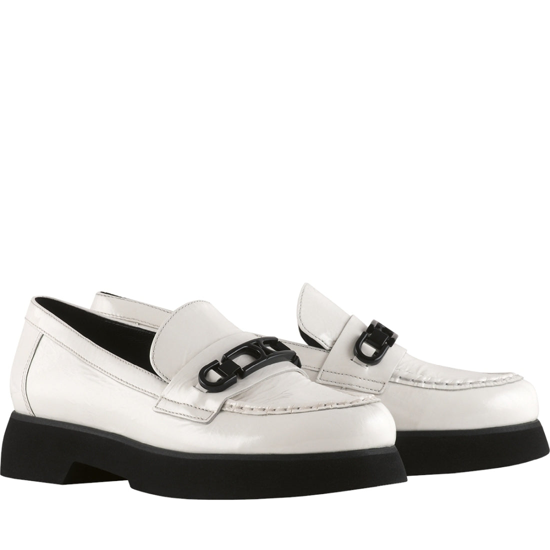 Hogl womens weiss cecil loafers | Vilbury London