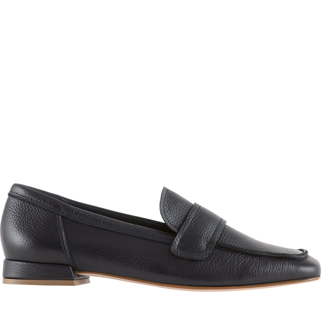 Hogl womens darkblue perry loafers | Vilbury London