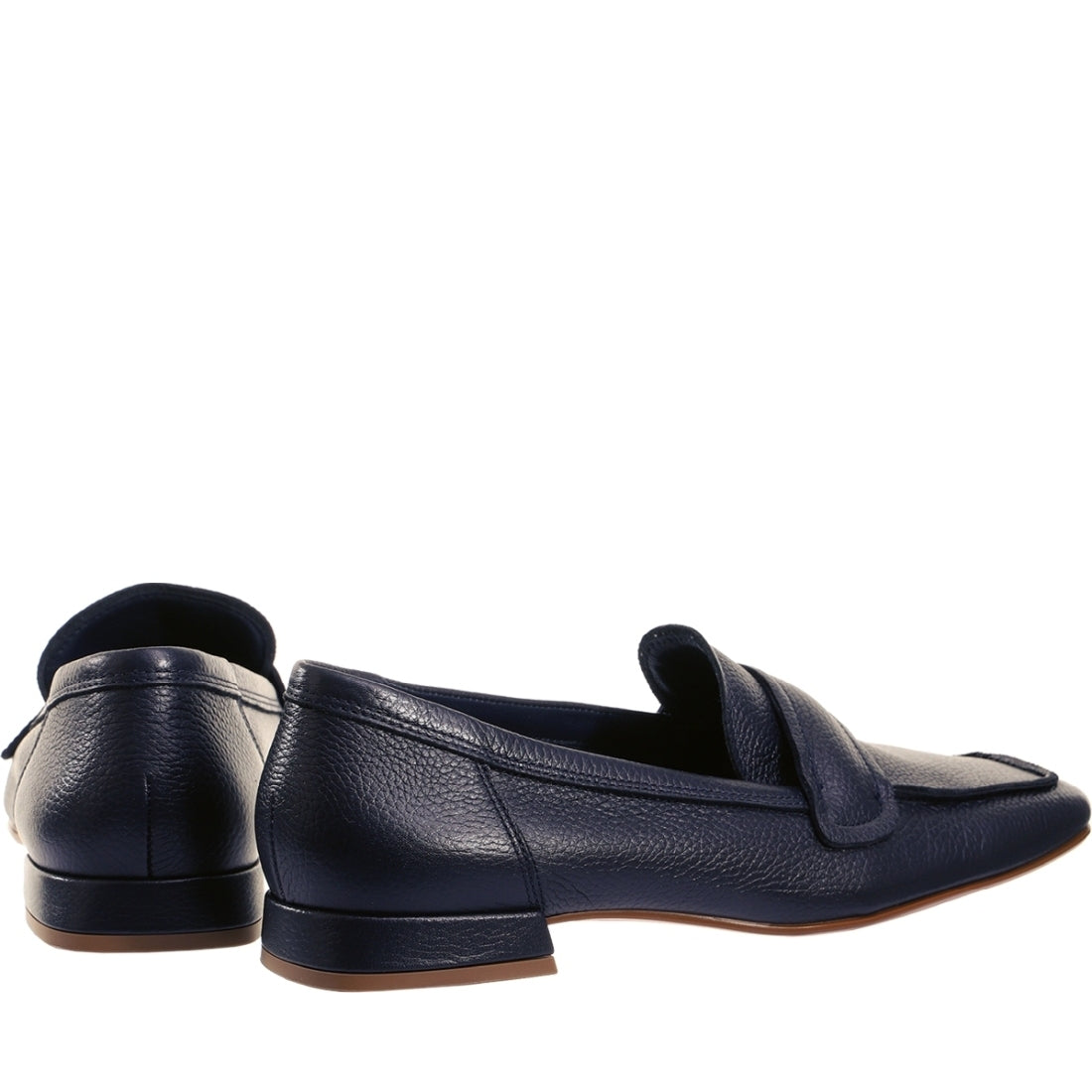 Hogl womens darkblue perry loafers | Vilbury London