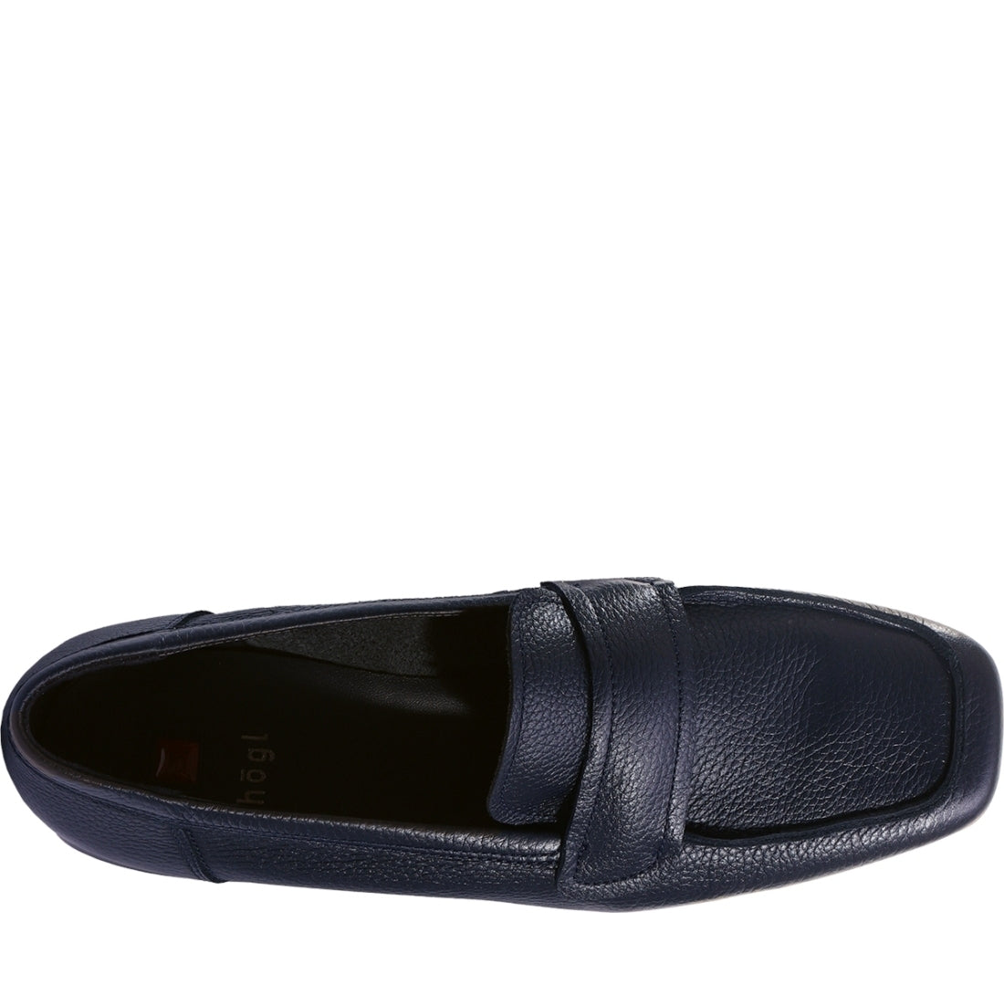 Hogl womens darkblue perry loafers | Vilbury London