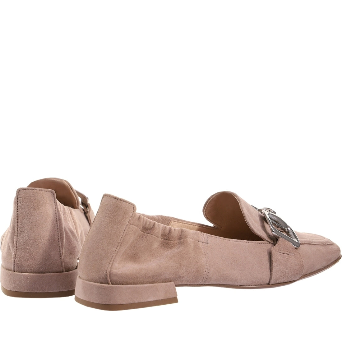 Hogl womens taupe amina loafers | Vilbury London