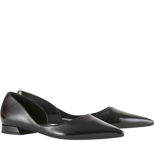 Hogl womens schwarz vivien ballerinas | Vilbury London