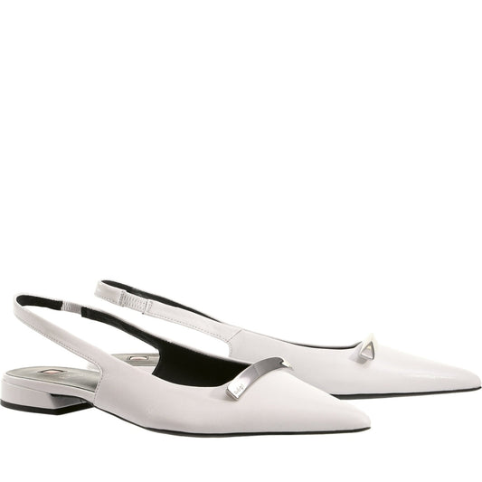 Hogl womens weiss jeanne ballerinas | Vilbury London