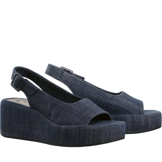 Hogl womens blue loulou sandals | Vilbury London