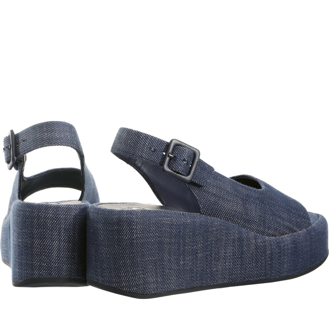 Hogl womens blue loulou sandals | Vilbury London