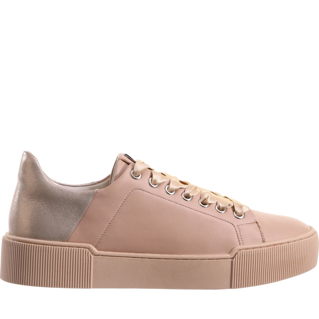 Hogl womens nude blade leisure trainers | Vilbury London