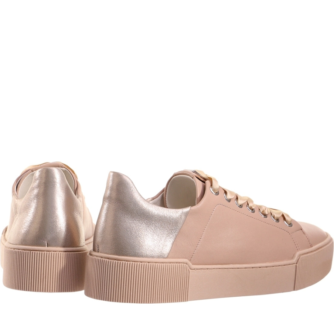 Hogl womens nude blade leisure trainers | Vilbury London