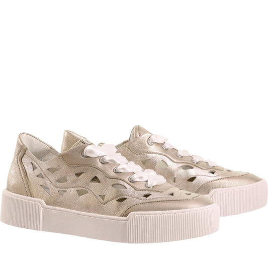 Hogl womens lightbronce anouk leisure trainers | Vilbury London