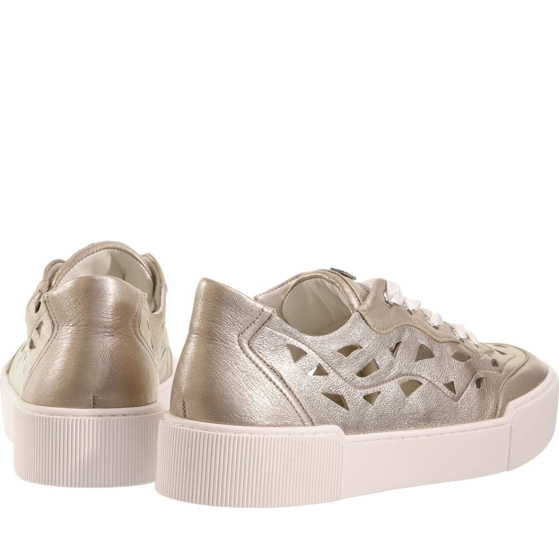 Hogl womens lightbronce anouk leisure trainers | Vilbury London