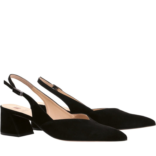 Hogl womens schwarz laura sandals | Vilbury London