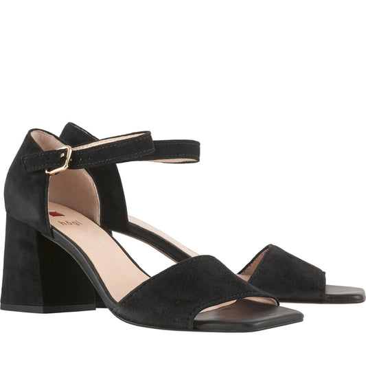 Hogl womens schwarz beatrice sandals | Vilbury London