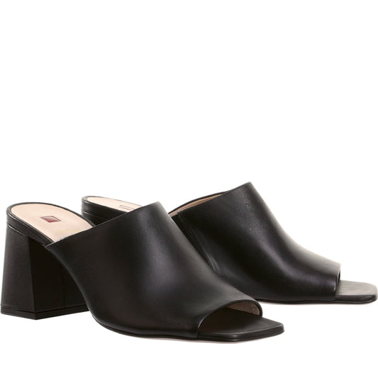 Hogl womens schwarz joyce mules | Vilbury London