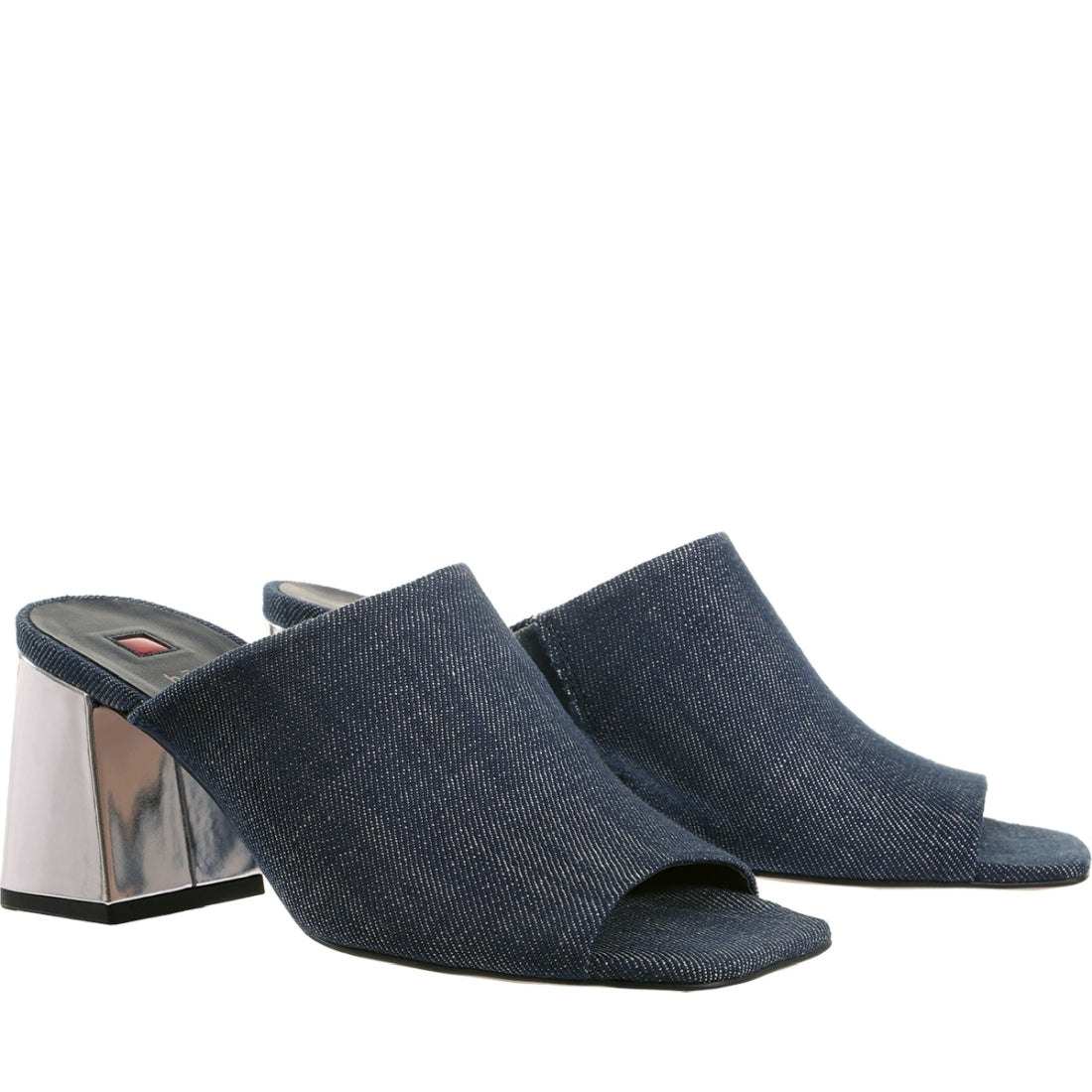 Hogl womens blue joyce mules | Vilbury London