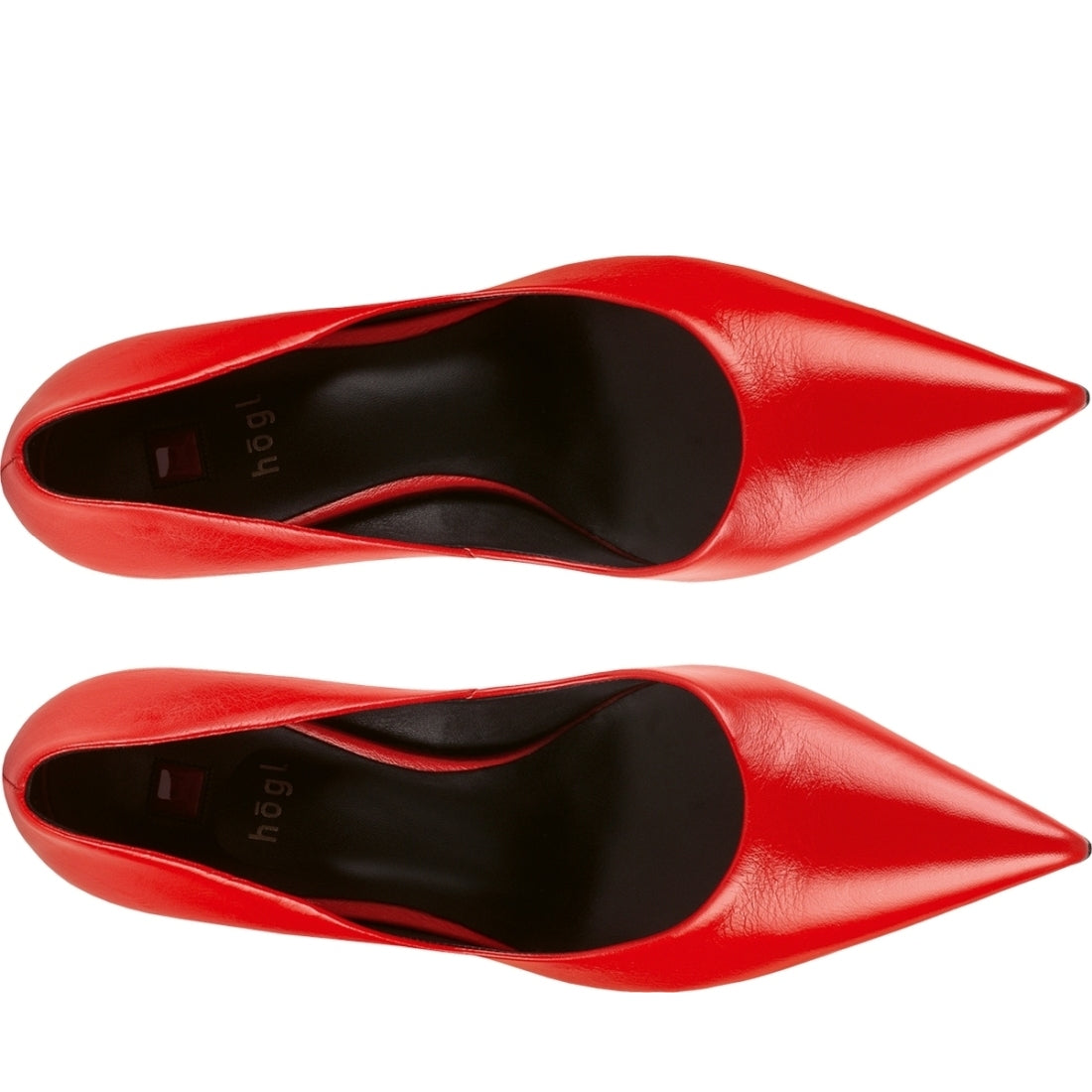 Hogl womens red marilyn pumps | Vilbury London