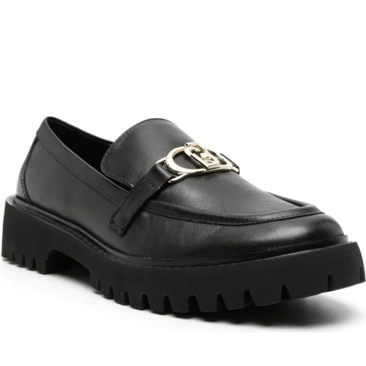 Liu Jo womens black cora 01 mocassino | Vilbury London