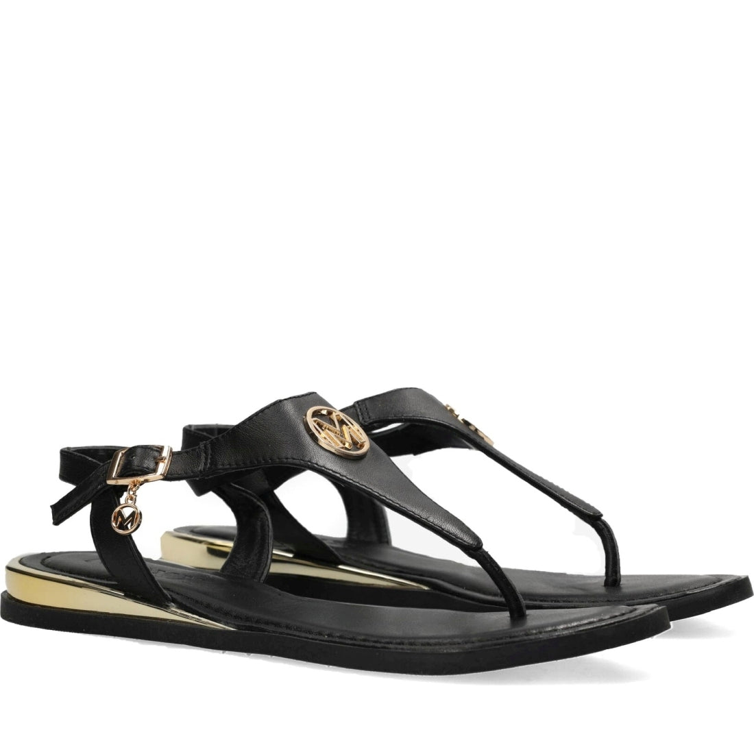 Mexx womens black nyobi sandals | Vilbury London