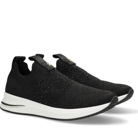 Mexx womens black noelle leisure trainers | Vilbury London