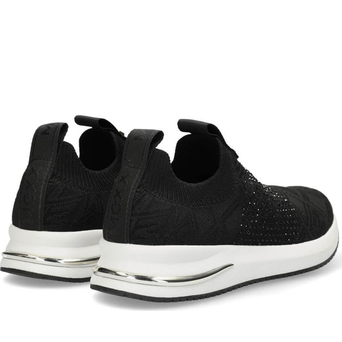 Mexx womens black noelle leisure trainers | Vilbury London