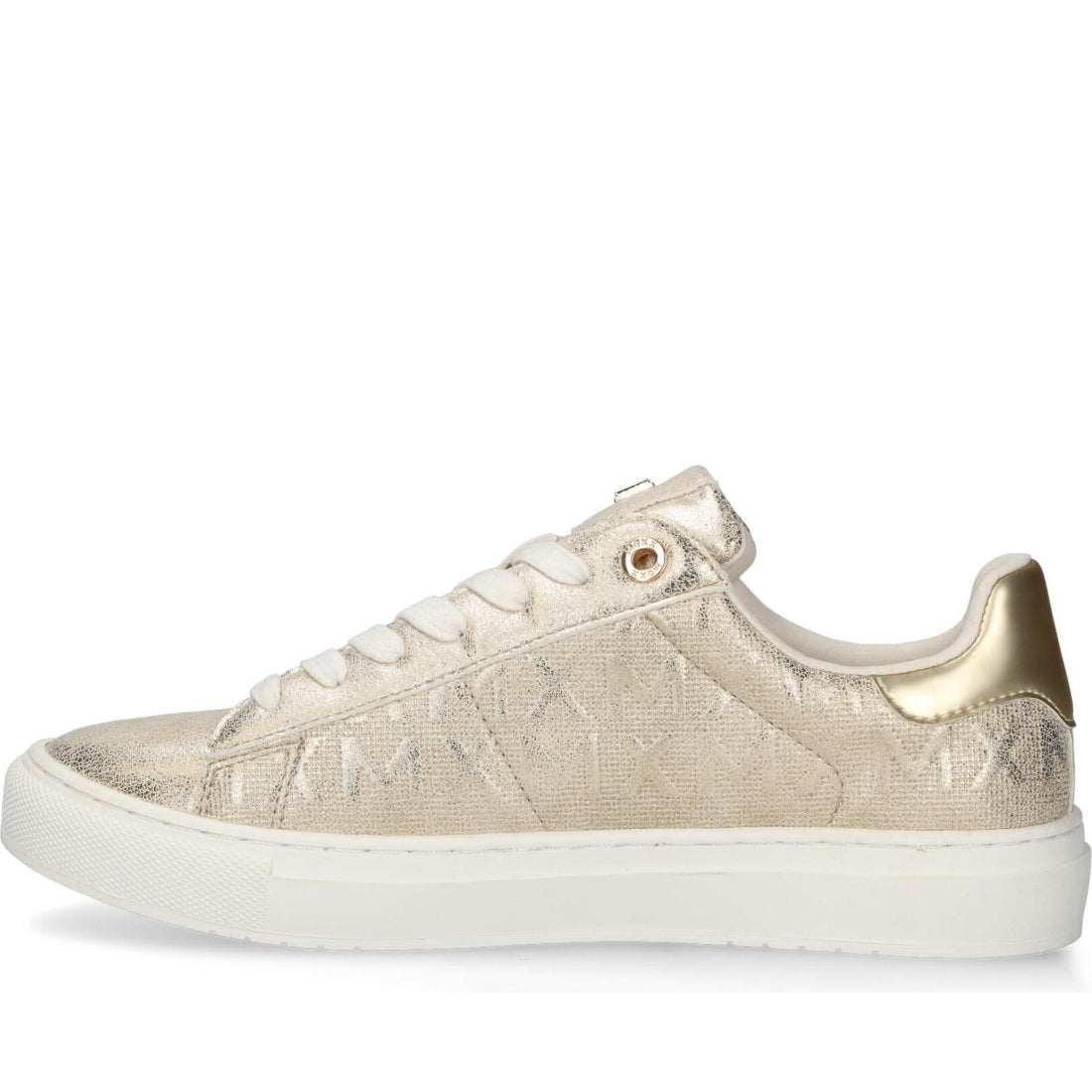 Mexx womens gold loua leisure trainers | Vilbury London