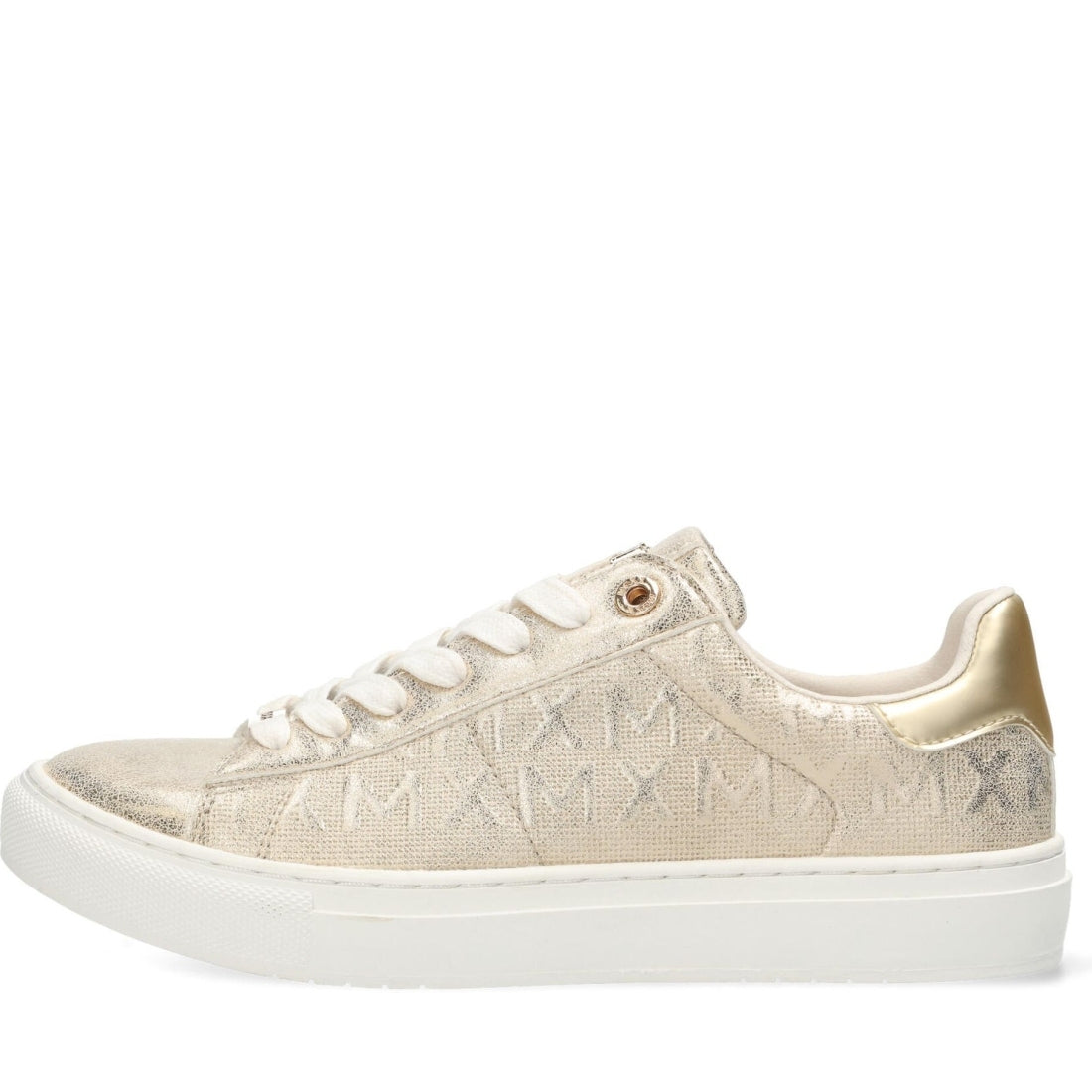 Mexx womens gold loua leisure trainers | Vilbury London