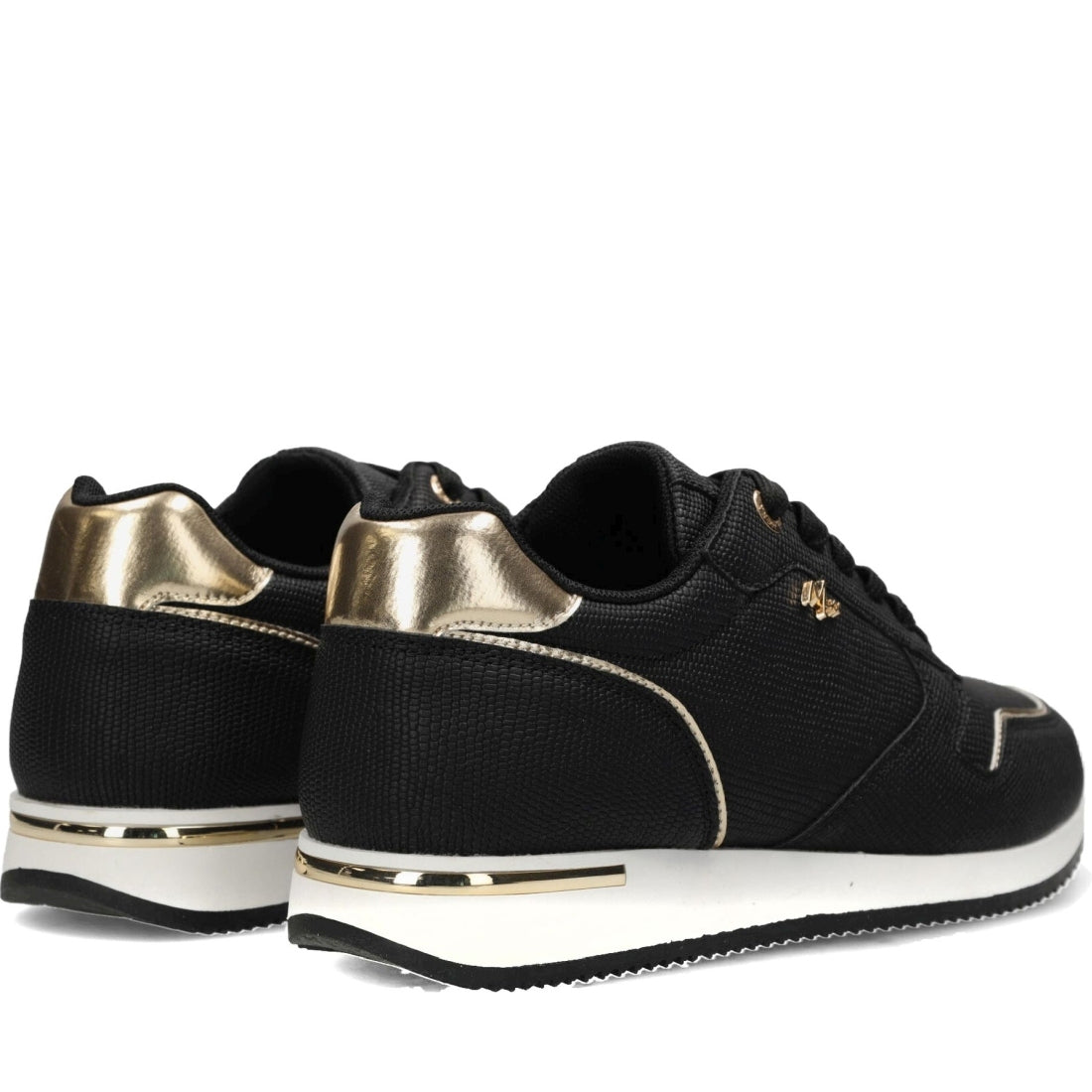 Mexx womens black eke leisure trainers | Vilbury London