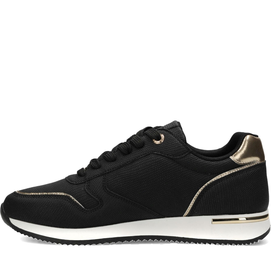 Mexx womens black eke leisure trainers | Vilbury London