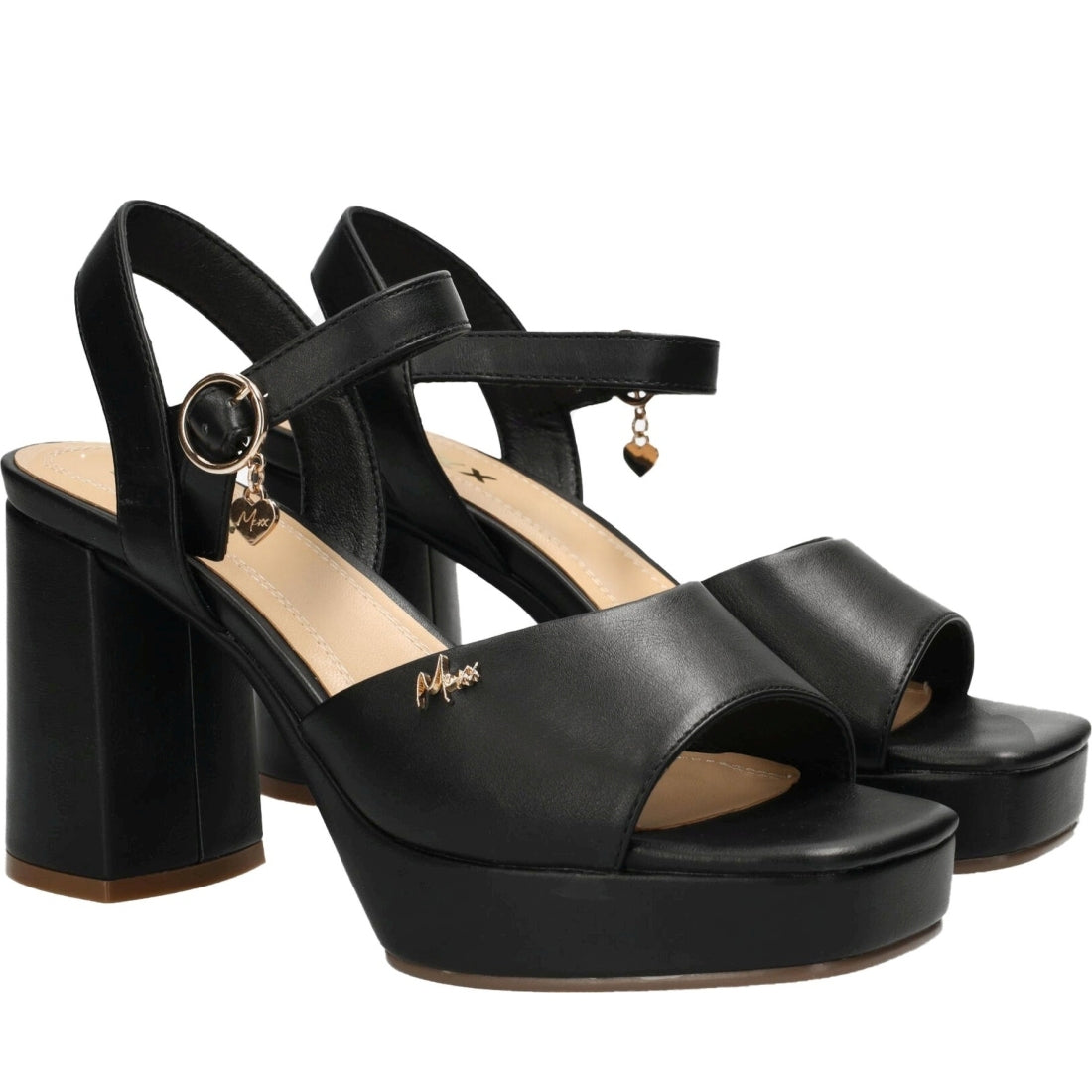 Mexx womens black lou sandals | Vilbury London