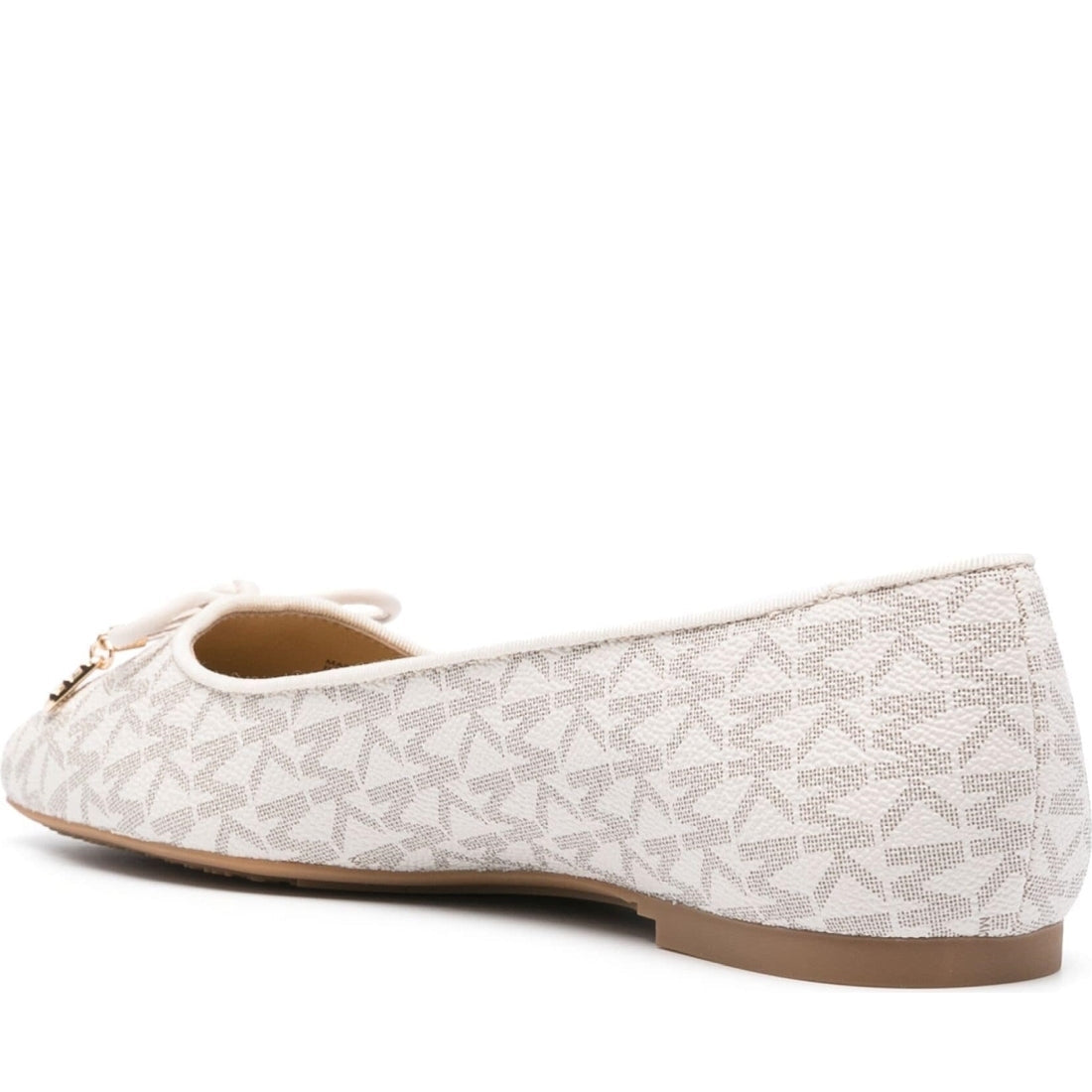 Michael Kors womens vanilla nori flex flat | Vilbury London