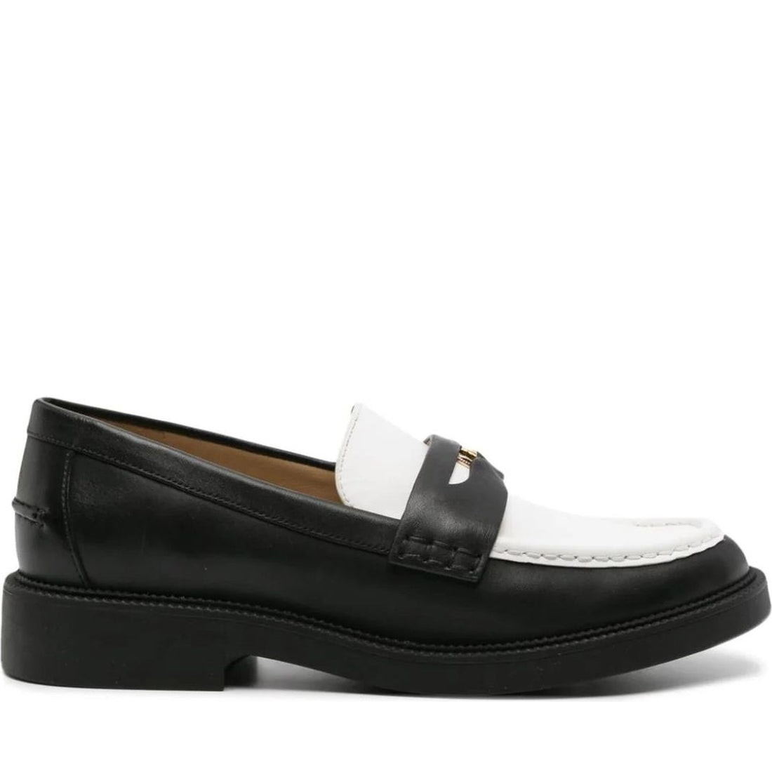 Michael Kors womens black multi eden loafer | Vilbury London