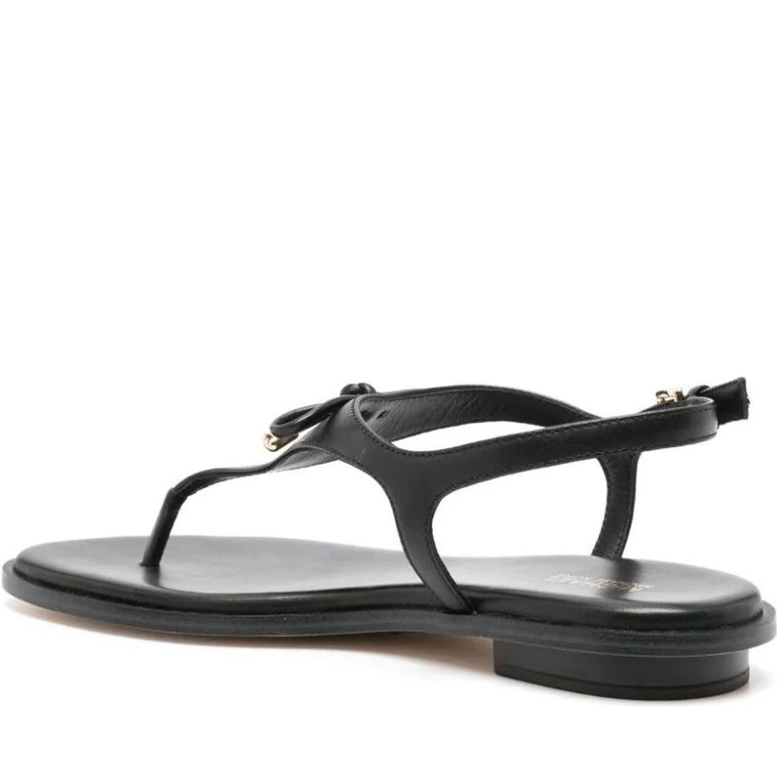 Michael Kors womens black nori flat thong | Vilbury London