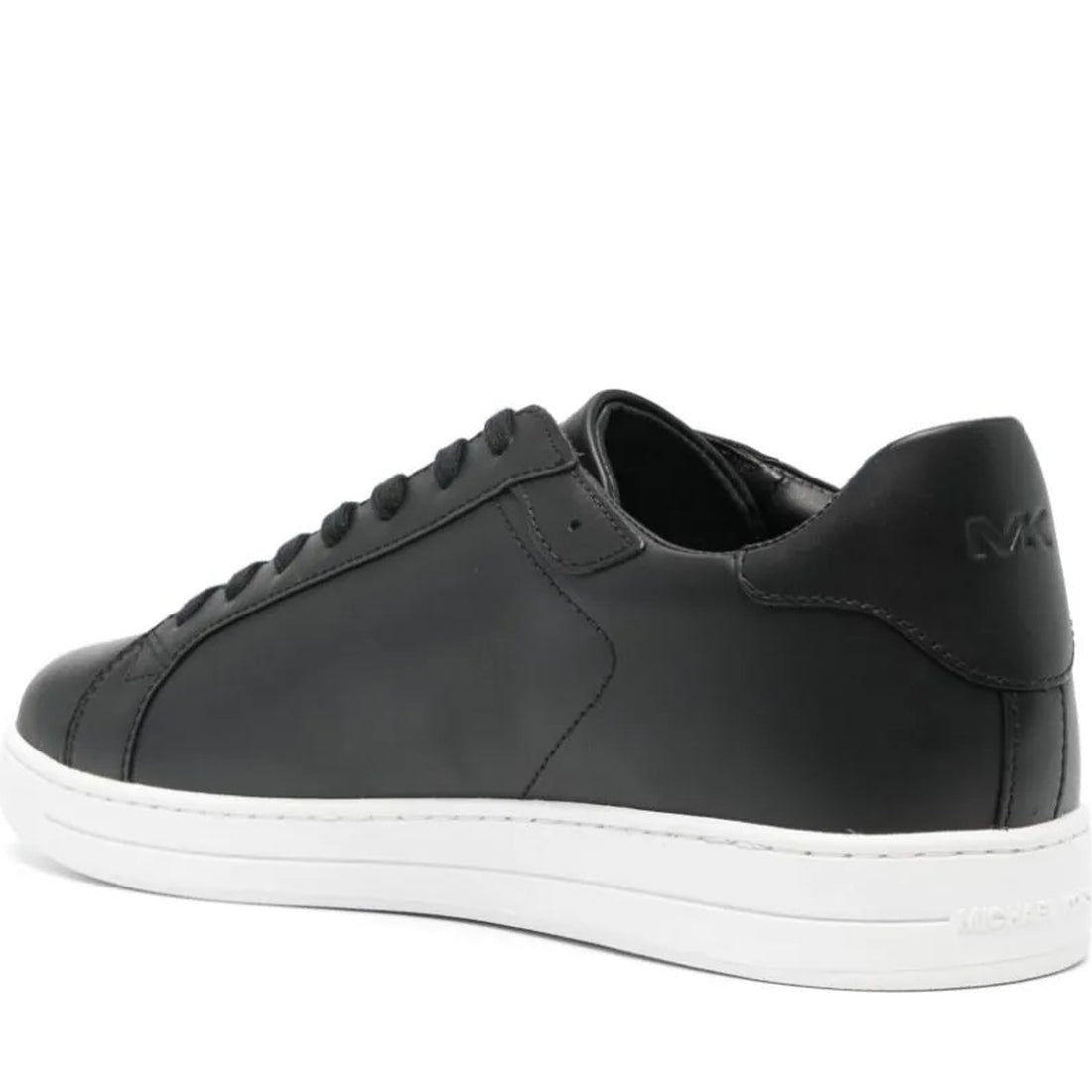 Michael Kors mens black keating lace up trainers | Vilbury London