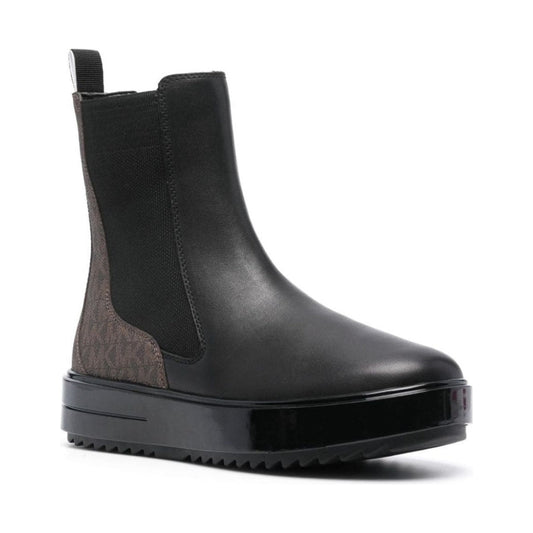 Michael Kors womens blk, brown emmett bootie | Vilbury London