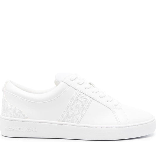 juno stripe lace up trainers