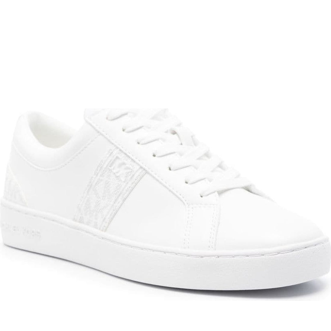 juno stripe lace up trainers