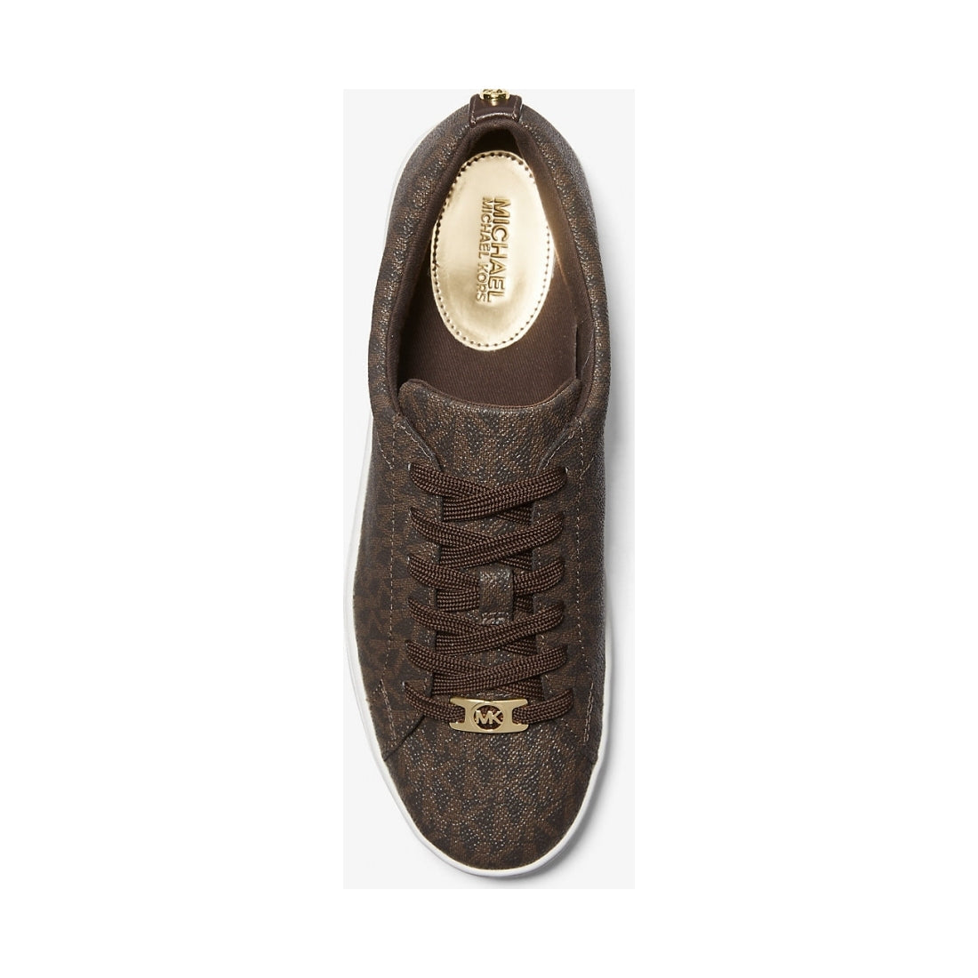 keaton lace up trainers brown