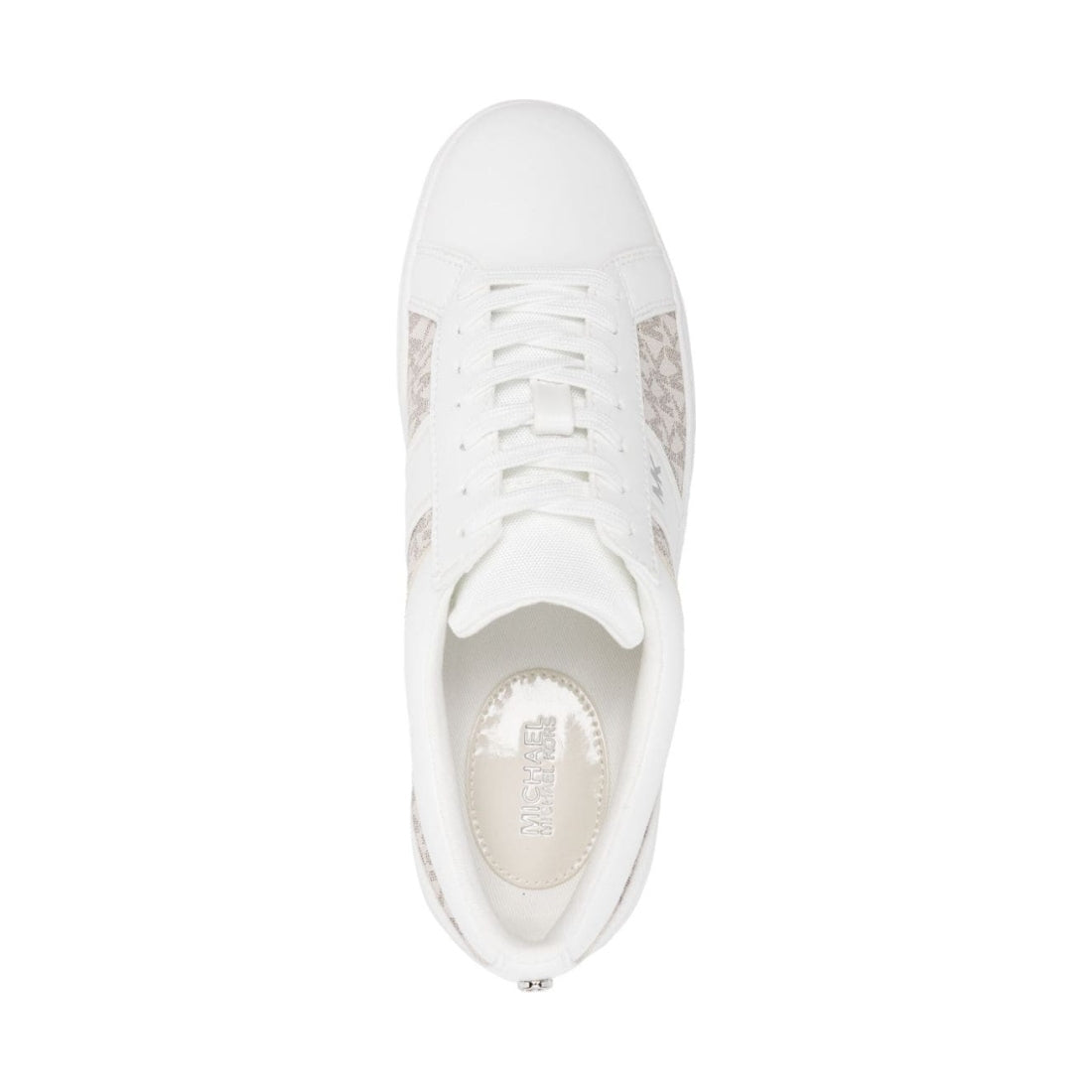 juno stripe lace up trainers